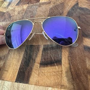 Smokin Purple Rayban’s Sunglasses